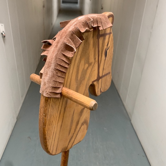 Toys Vintage Broomstick Horse Toy Antique Game Riding Poshmark